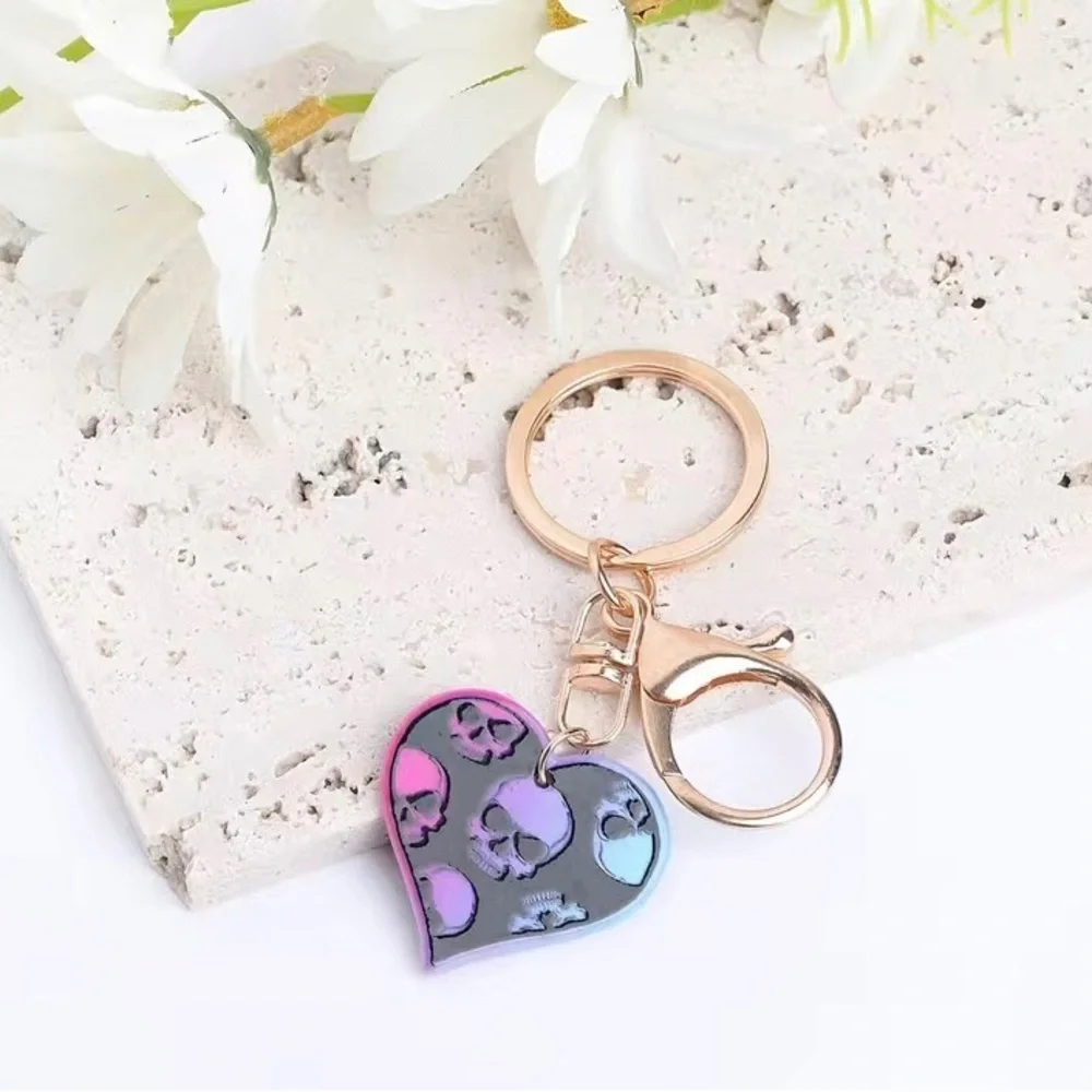 💀 ❤️ bag charm/ keychain